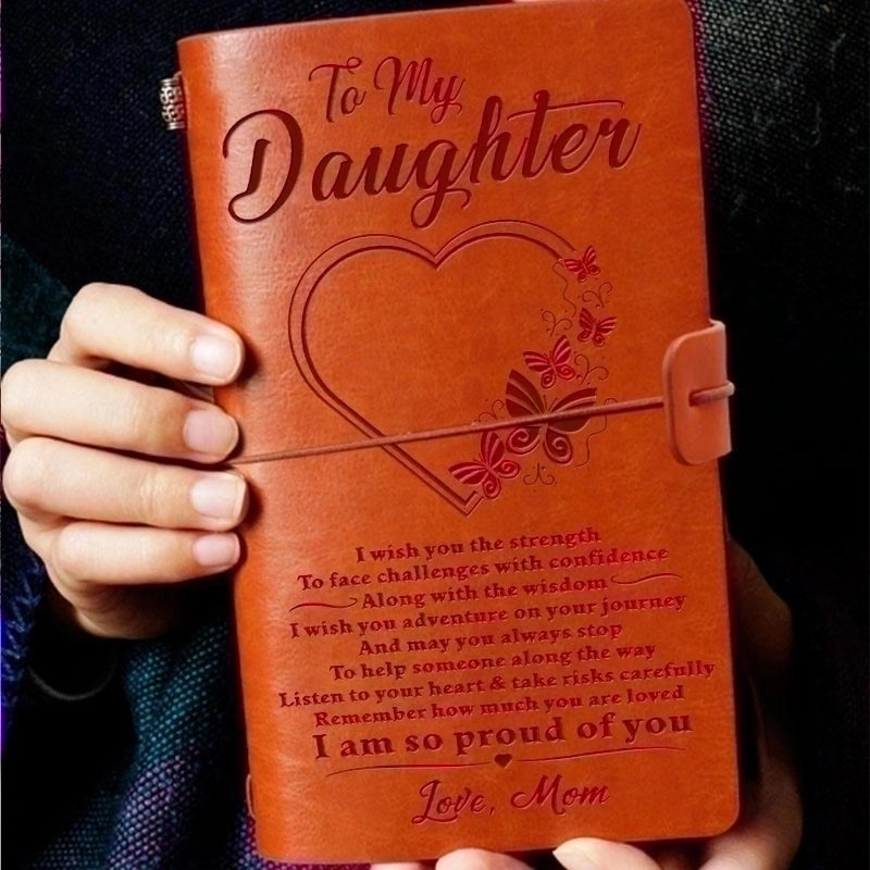 Creative Letter Imitation Leather Stationery Travel Journal Book Notebook