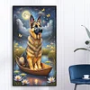 Diamond Painting-DIY Full Round Drill Gundog(70*40 CM)