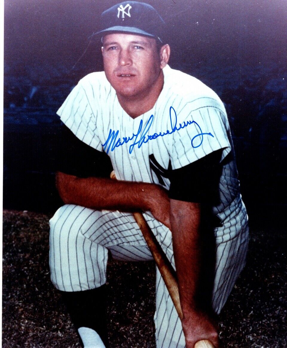 Marv Throneberry Signed - Autographed New York Yankees 8x10 Photo Poster painting Deceased 1994