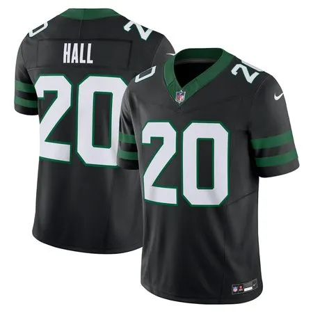 Men's New York Jets Breece Hall  Legacy Black Alternate Vapor F.U.S.E. Limited Jersey