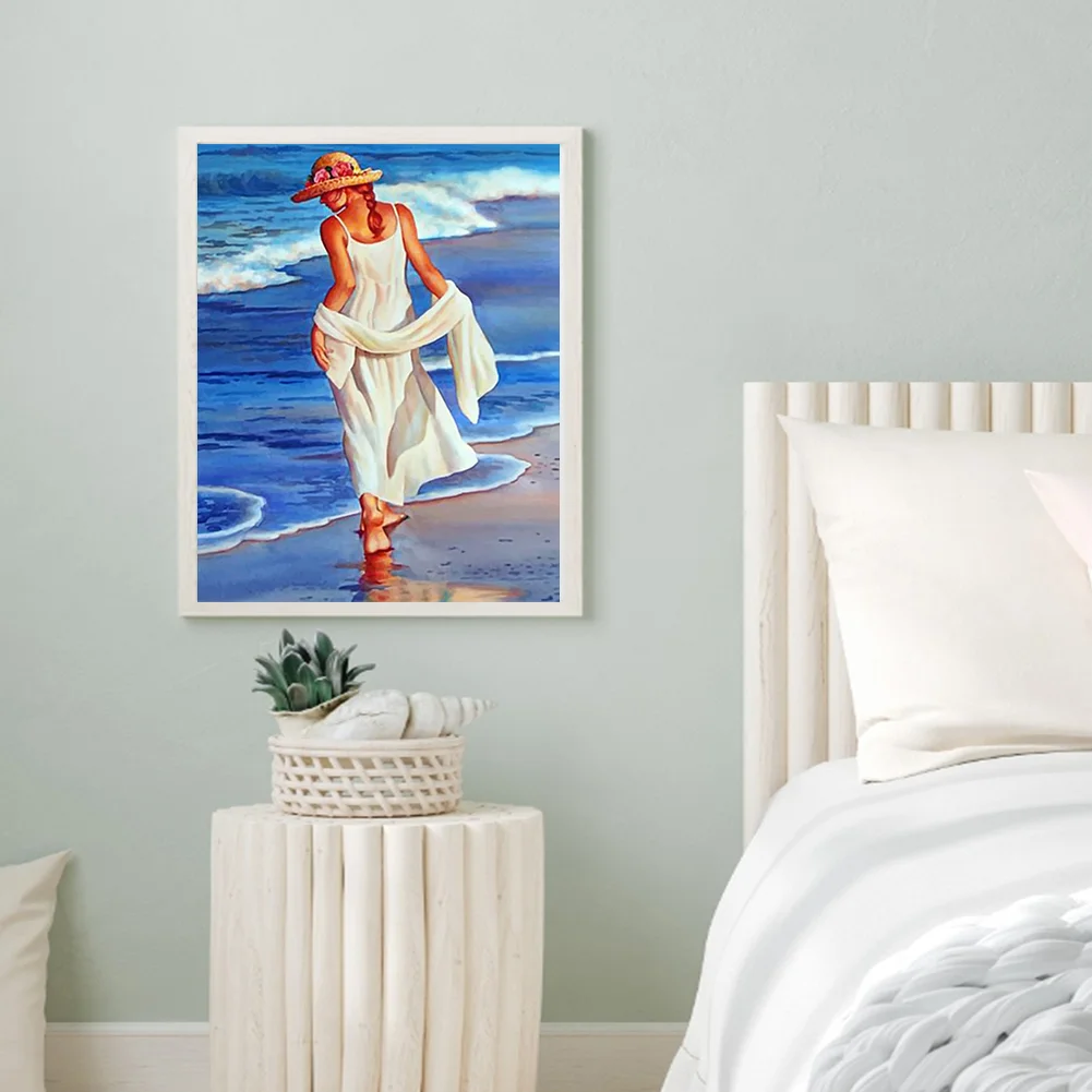 DIY Paint By Number 40*50cm - Beach Woman