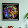 (Stamped/Counted) Dragon - 11CT Cross Stitch 40*40cm/15.75*15.75in