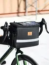 8L Bike Front Bag Waterproof Touch Screen Phone Handlebar Bag for Camping