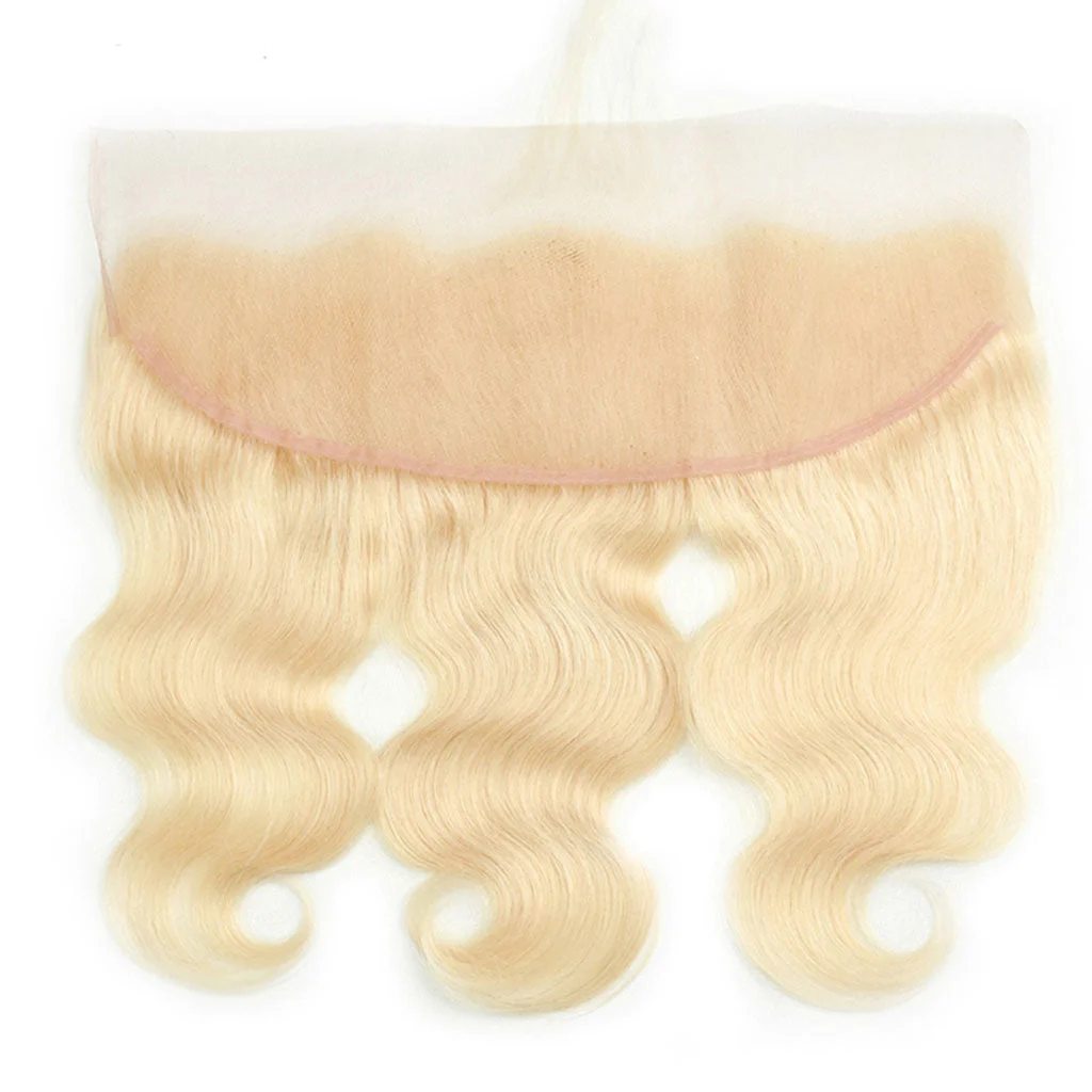 12A Brazilian Body Wave 613 Blonde Lace Frontal