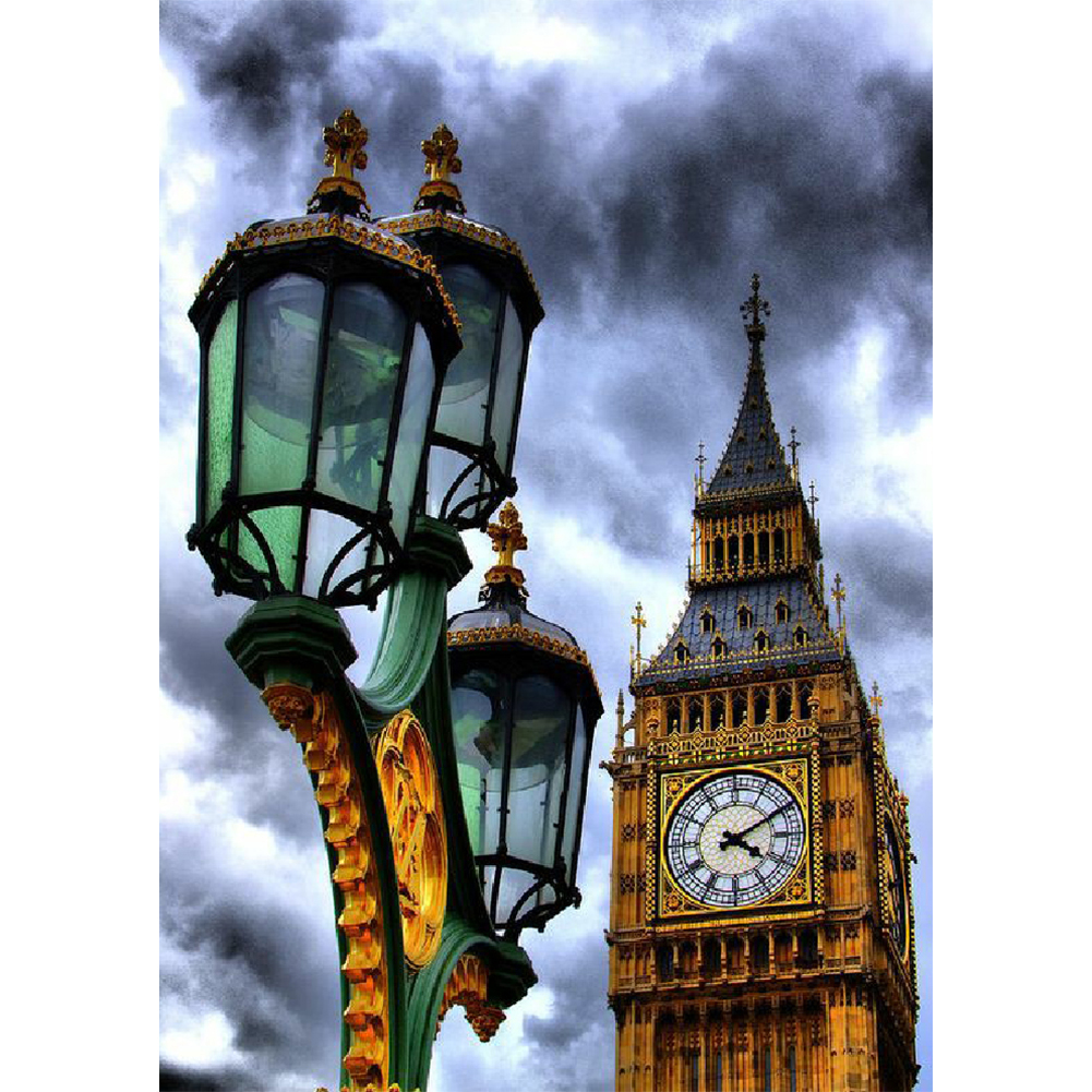 

30*40CM - Round Drill Diamond Painting - Big Ben, 501 Original