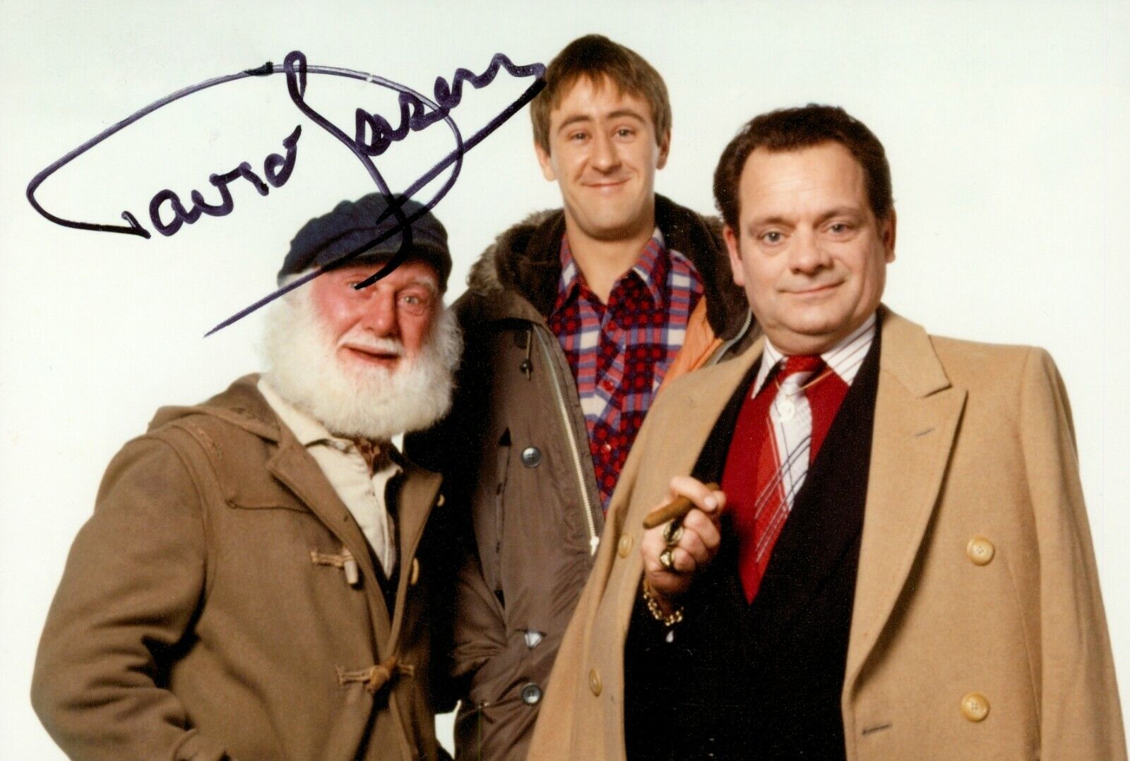 Sir David Jason Signed 6x4 Photo Poster painting Only Fools & Horses Del Boy Autograph + COA