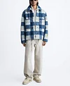 Men's Plaid Fleece Jacket