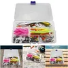 115pcs Fishing Lure Kit Soft and Hard Bait Jig Hooks Sinker Weights Gift for Men