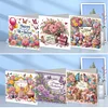6Pcs Geburtstagswünsche - 5d DIY Handwerk Grußkarte
