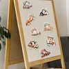 8Pcs Twig Animals Diamond Painting Fridge Magnet Diamond Art Magnets Decals Kit