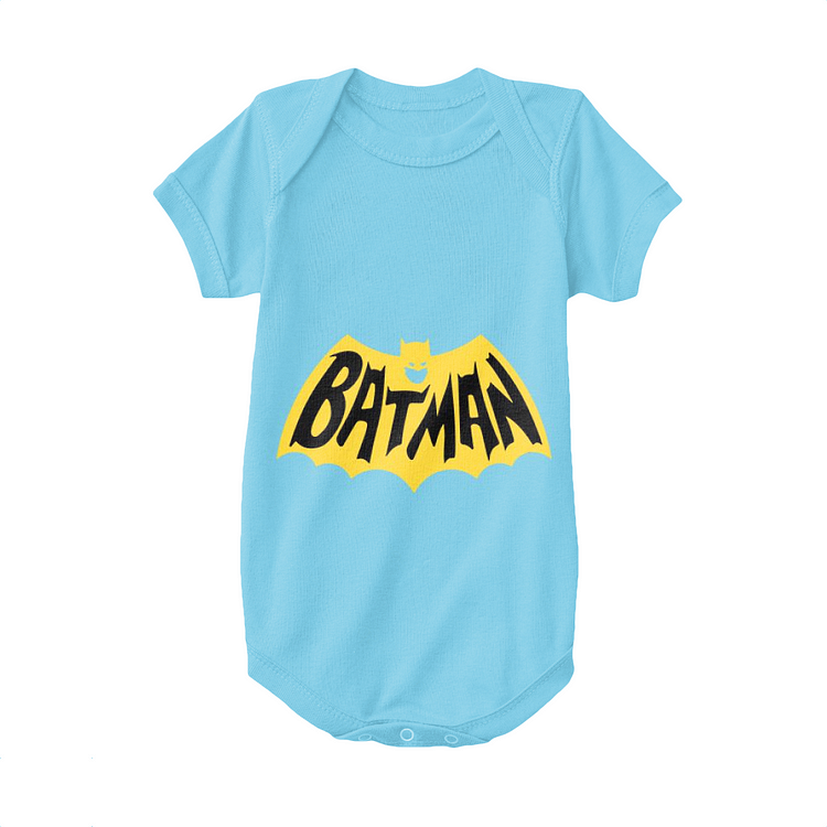 Superhero Logo, Batman Baby Onesie