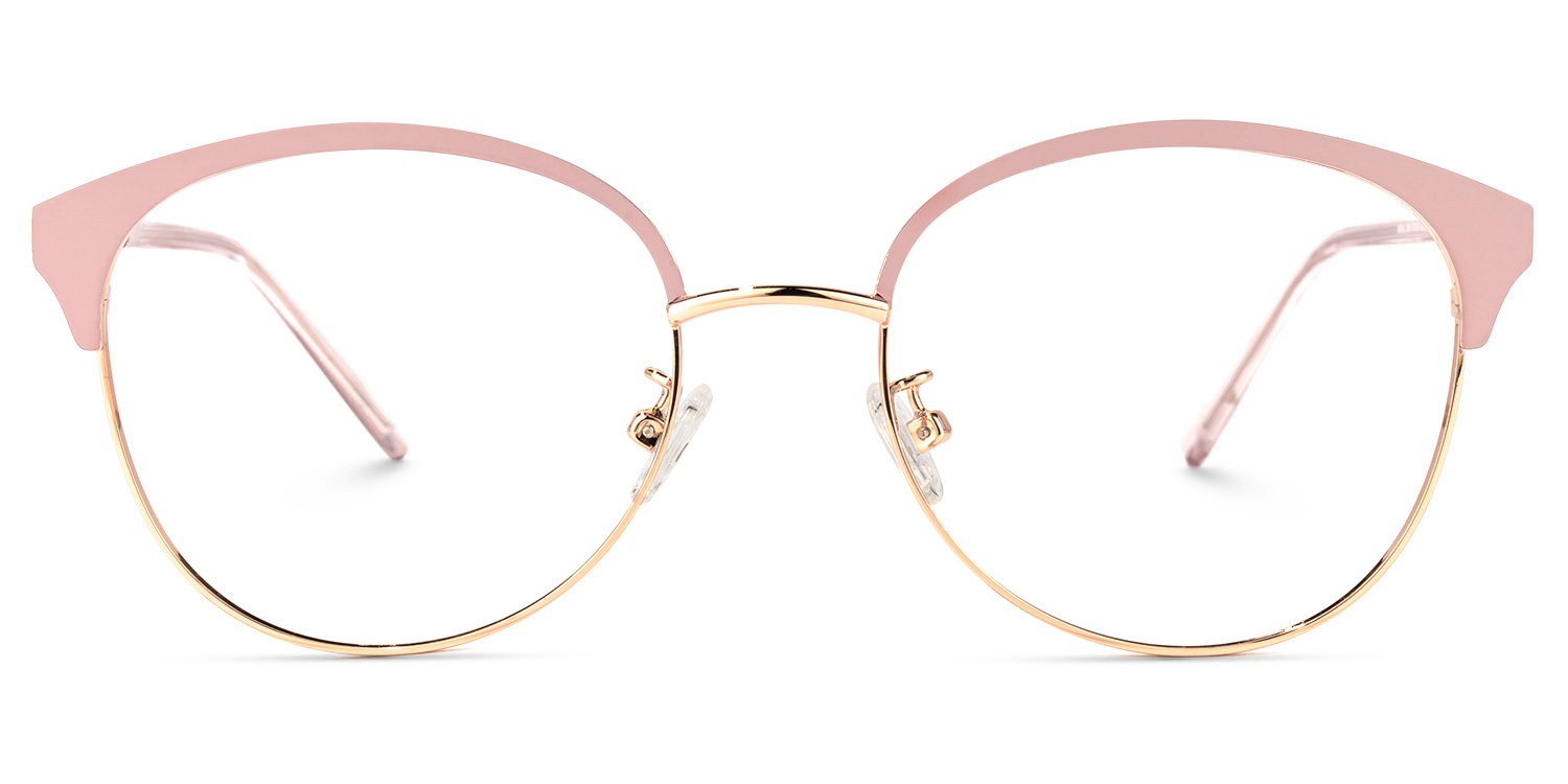 Ytonna Rosa-Gold Browline Brille Rosa-Gold