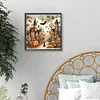 (40*40cm)Halloween Town Street - Full Round Drill Diamond Painting