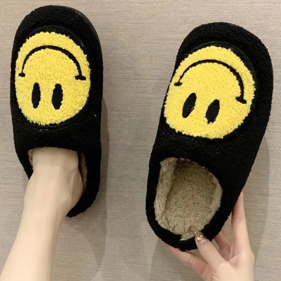 Smiley Face Slippers