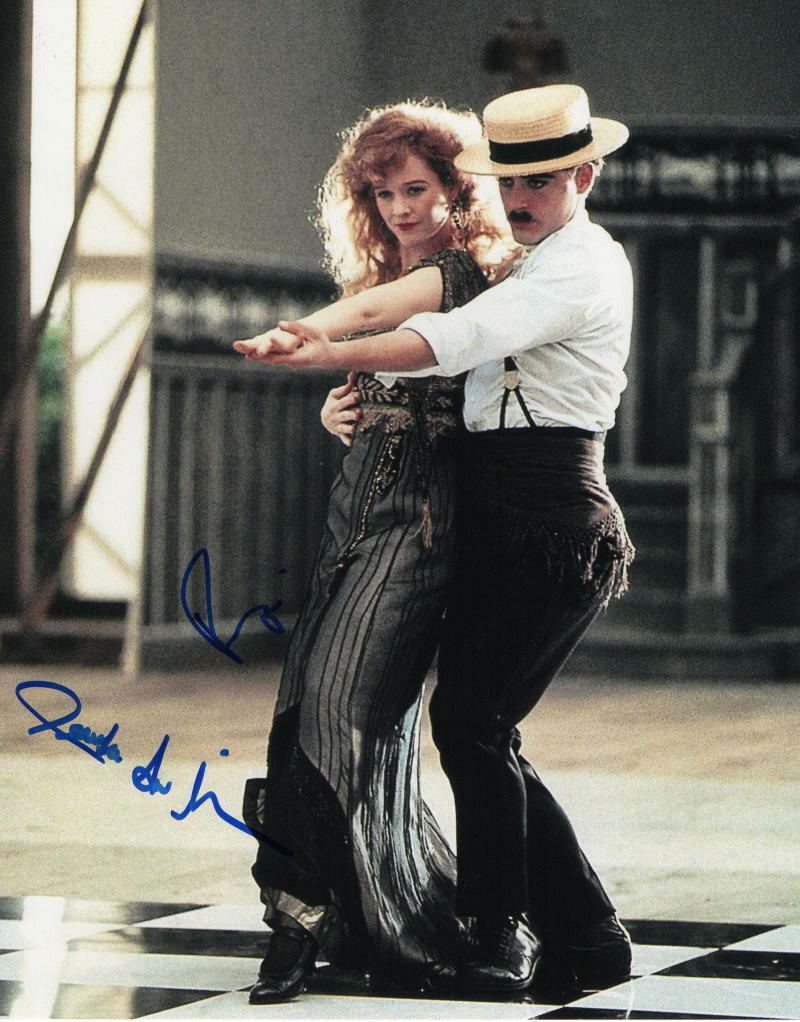 ROBERT DOWNEY JR & PENELOPE ANN MILLER SIGNED AUTOGRAPH 11X14 Photo Poster painting - CHAPLIN