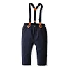 Kid Baby Boys Gentleman Suspenders Casual Long Pants