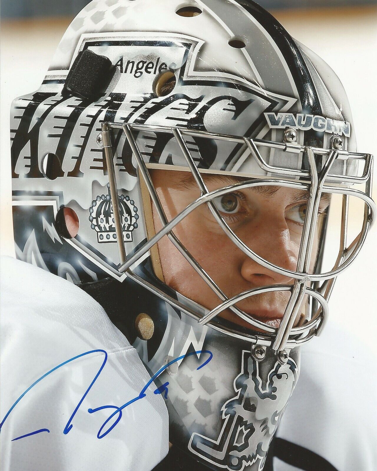 MARTIN JONES SIGNED LA LOS ANGELES KINGS 8x10 Photo Poster painting #1 with w/COA