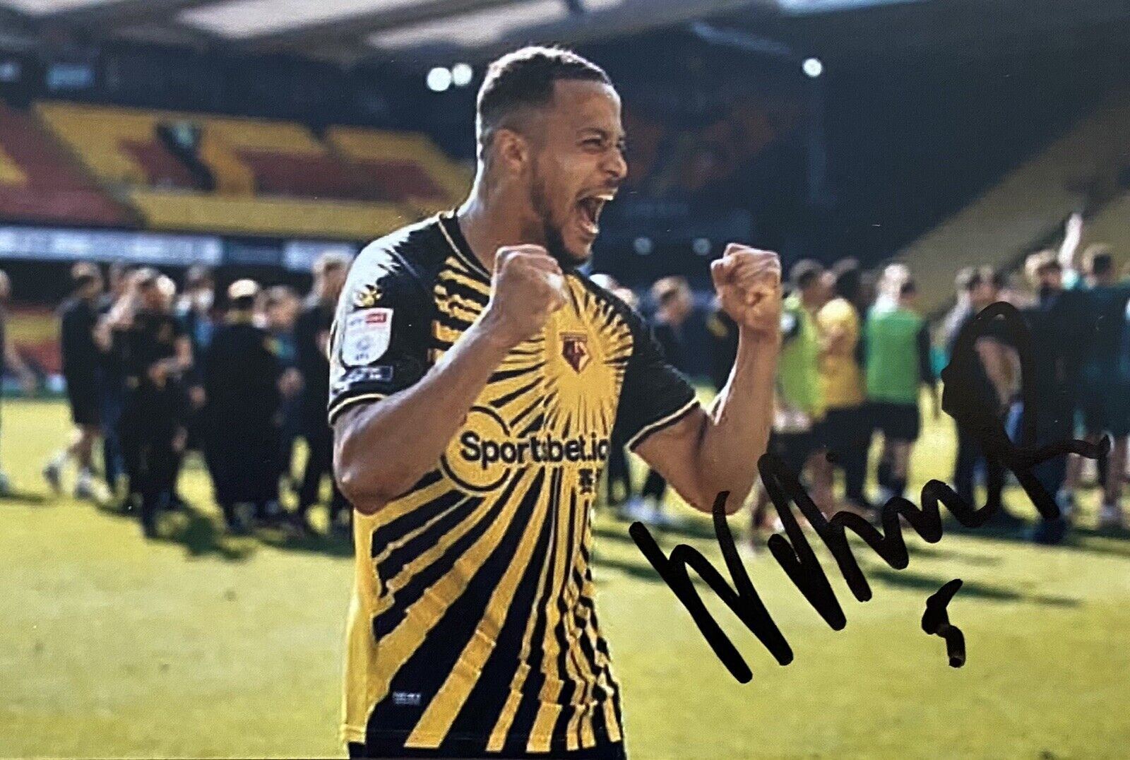 William Troost-Ekong Genuine Hand Signed Watford 6X4 Photo Poster painting 2