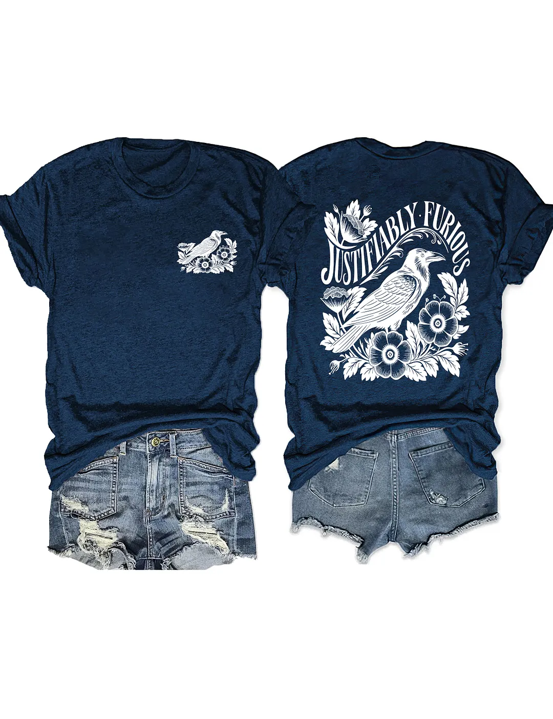 Justifiably Furious Raven T-shirt