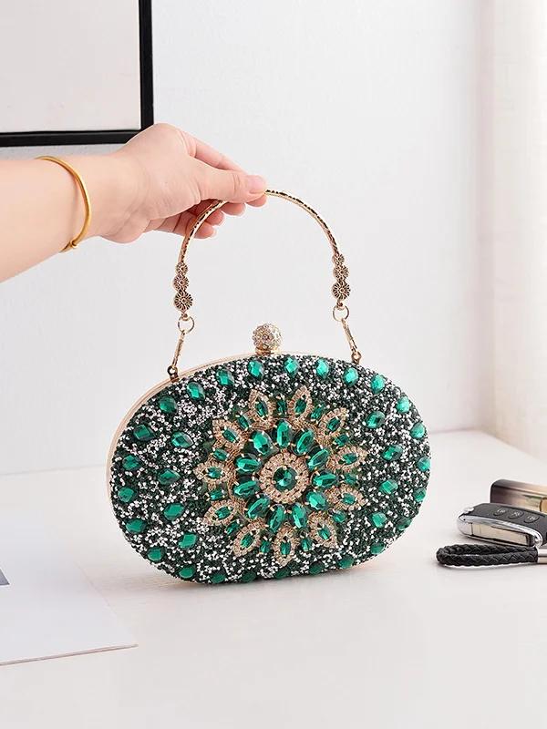 Split-Joint Shiny Geometric Handbags Bags Accessories Bags