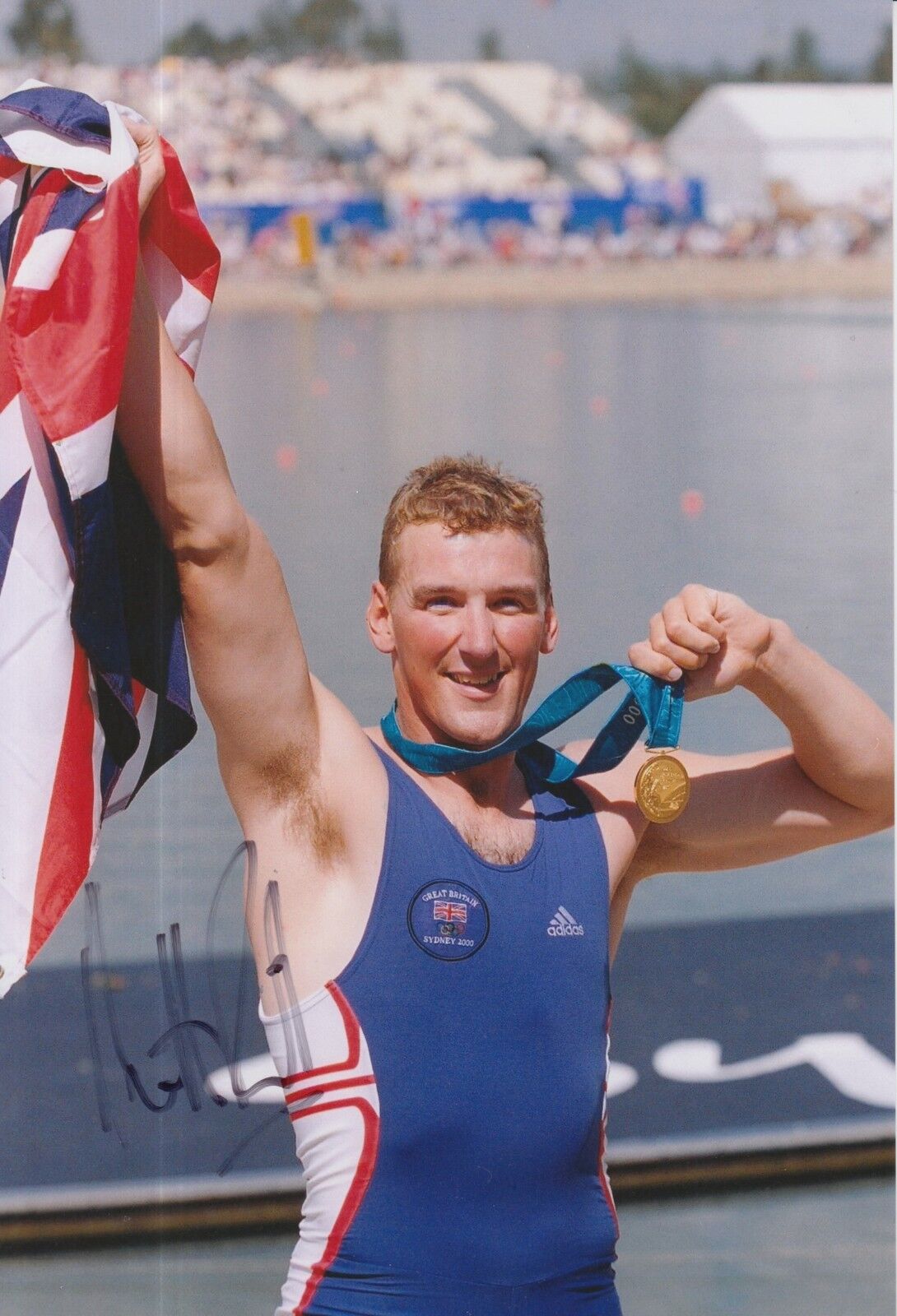 Matthew Pinsent Hand Signed Olympics 12x8 Photo Poster painting 1.