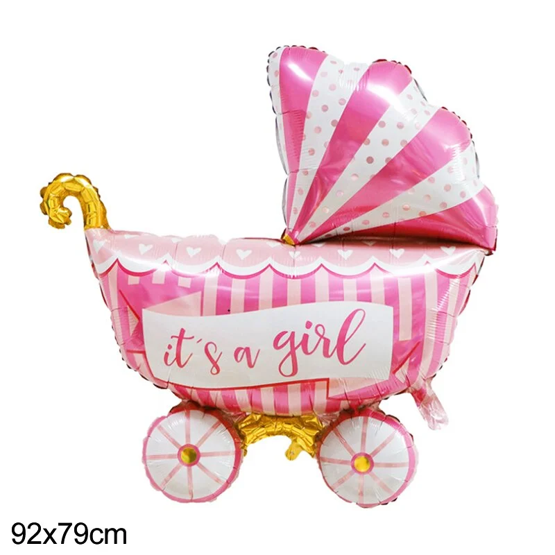 Baby Shower Transparent Baby Boy Girl Bear Bubble Ball Kids 1st Birthday Party Blue Pink Helium Balloon Gender Reveal Decoration