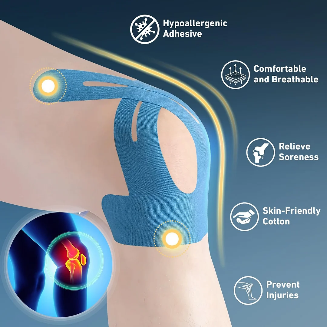 Kinesiology Tape for Knees Pre Cut