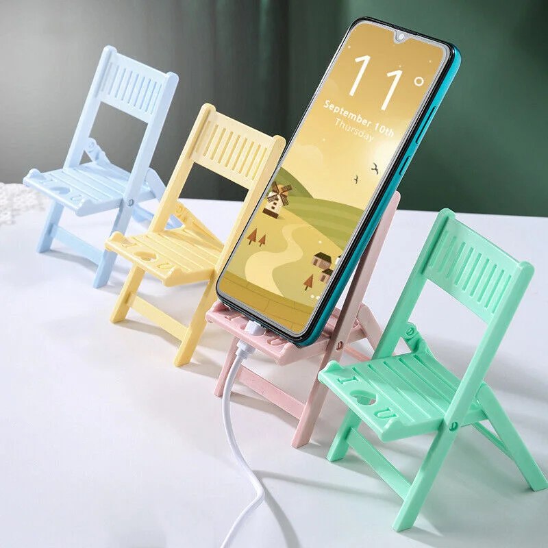 50% OFF- Folding Cute Chair Phone Holder