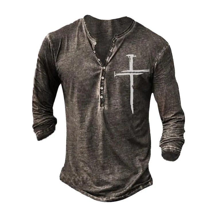 Mens Outdoor Creative Long Sleeve
