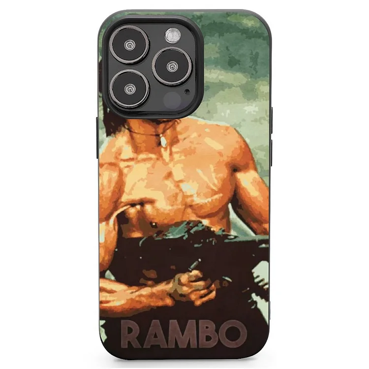 Rambo Mobile Phone Case Shell For IPhone 13 and iPhone14 Pro Max and IPhone 15 Plus Case - Heather Prints Shirts
