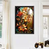 (40*60cm)Stained Glass Lily - Round AB Drill Diamond Painting