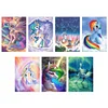 Diamond Painting-DIY Full Round Drill Cartoon Unicorn