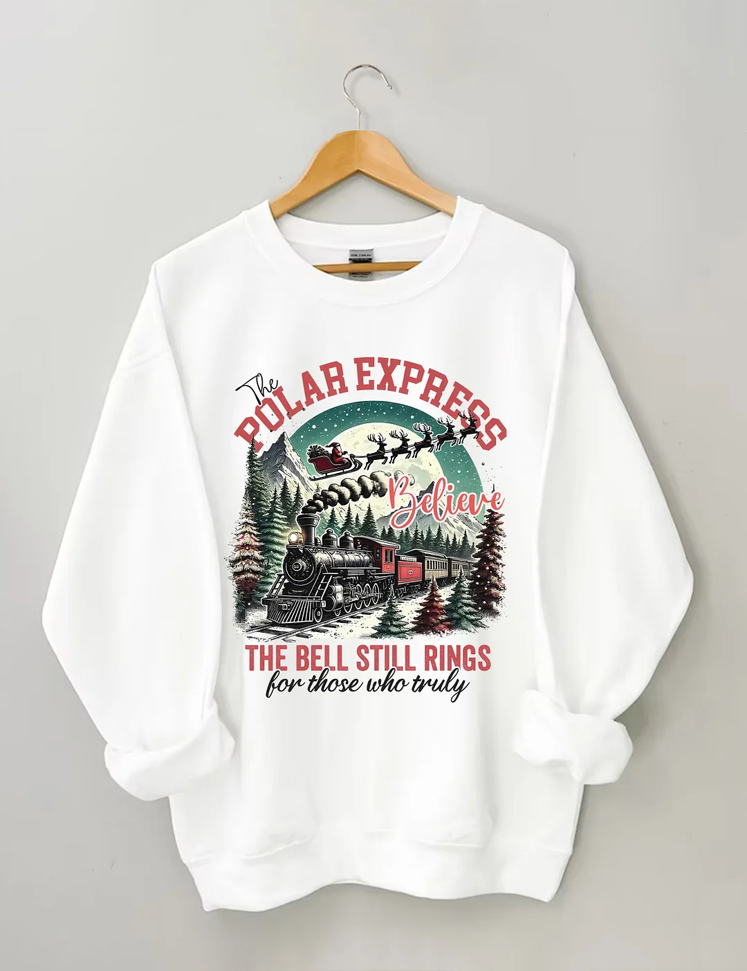 Polar Express Blieve The Bell Still Rings Sweatshirt