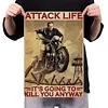 Attack Life - Vintage Metal Signs - 20*30cm/30*40cm