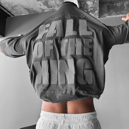 Unisex Casual Fall Of The King T-shirt Lixishop 