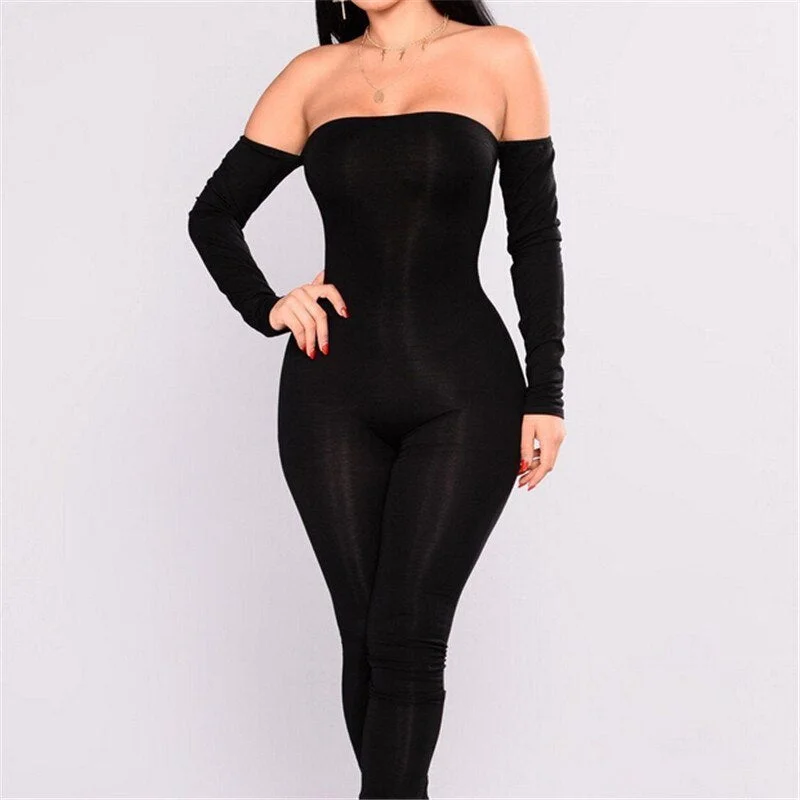 Sexy Off Shoulder Jumpsuit