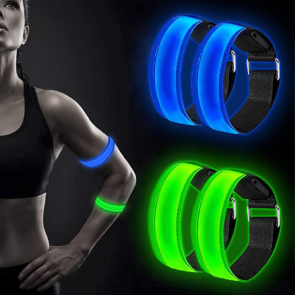 

4x Reflective Safe Band Strap Wristband for Wrist Leg Ankle Warning Belt, 501 Original