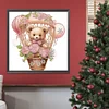Flower Balloon Bear - Crystal Rhinestone Diamond Painting