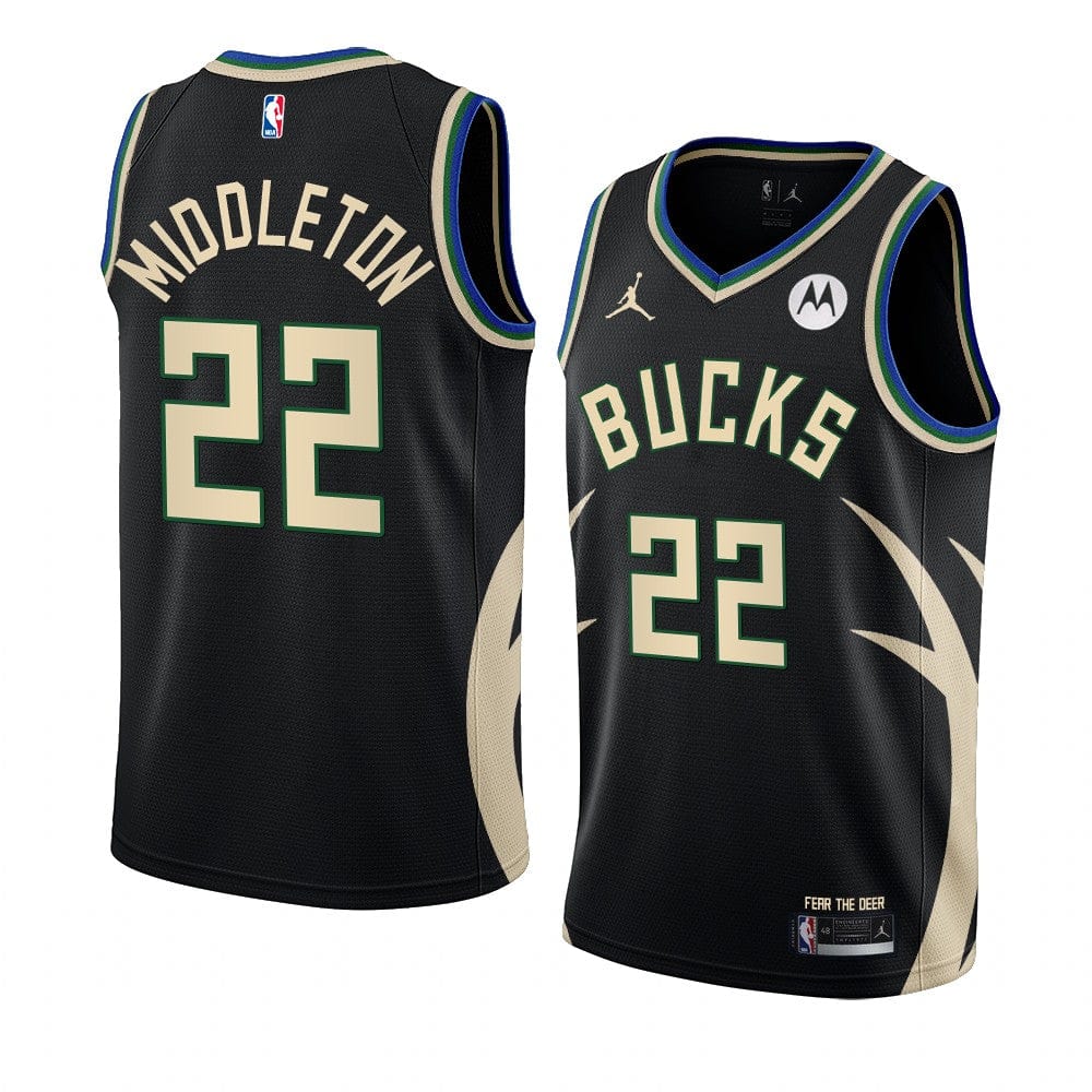 Khris Middleton Milwaukee Bucks 2022-23 Statement Jersey mysite