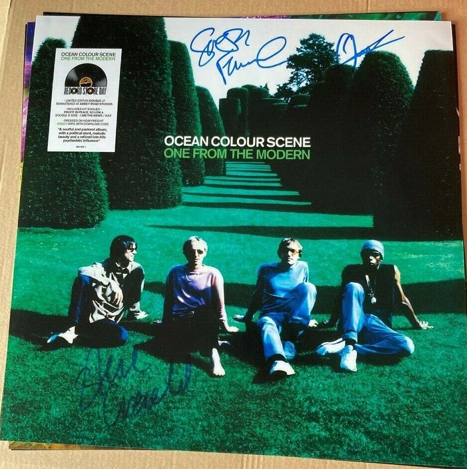 Ocean Colour Scene **HAND SIGNED** 12x12 Photo Poster painting ~ One From The Modern