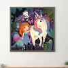 Diamond Painting -DIY Round Drill Girl Horse