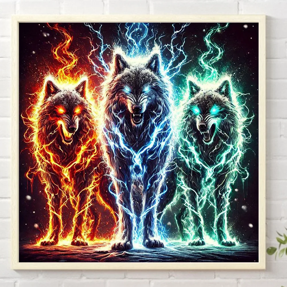 Diamond Painting - Full Square Drill - Wolf(Canvas|45*45cm)