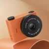 Small Video Camera, HD Front and Rear Dual Lens Autofocus CCD Camera, Portable Voice Recording Camera for Teens Students 