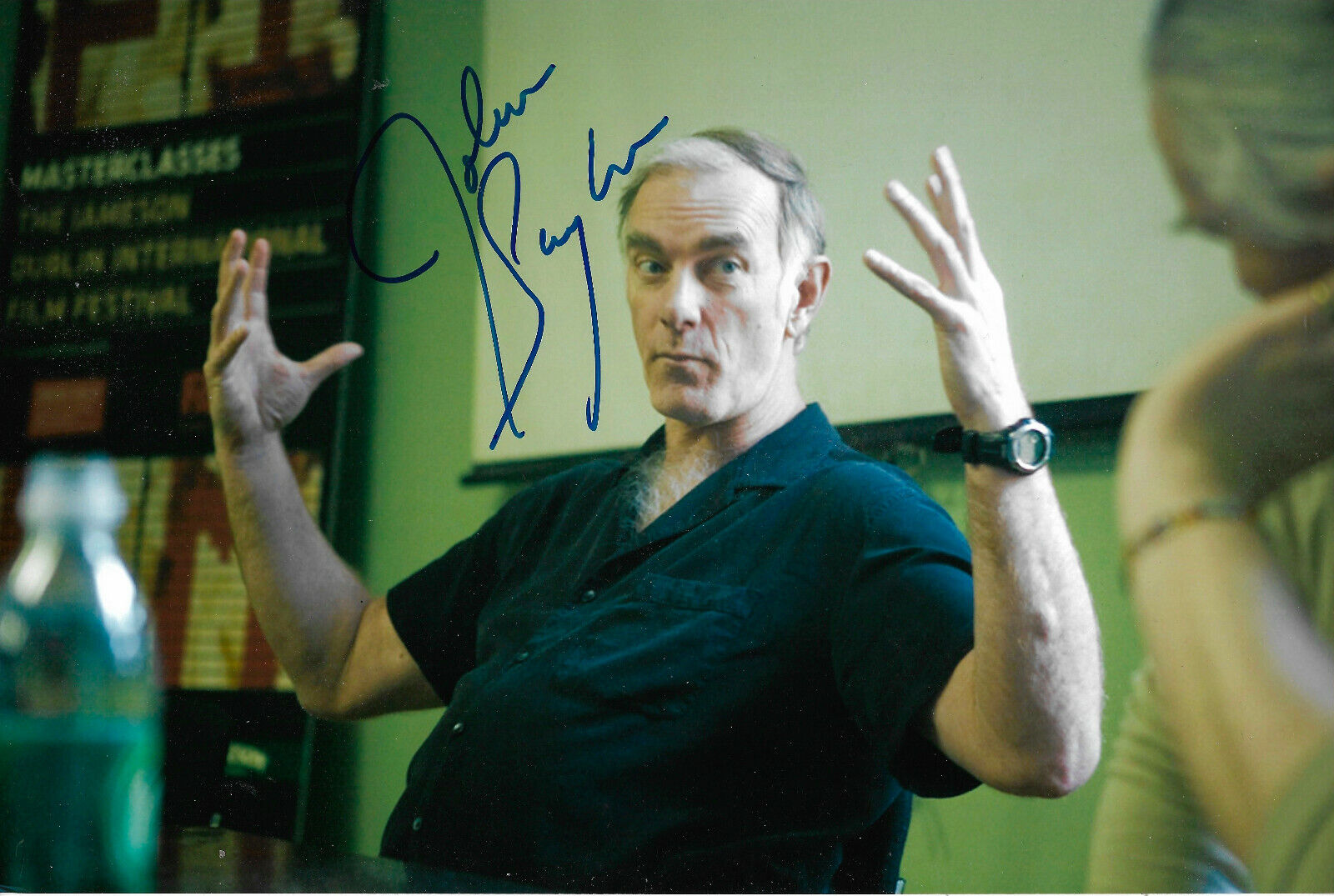 John Sayles Director signed 8x12 inch Photo Poster painting autograph