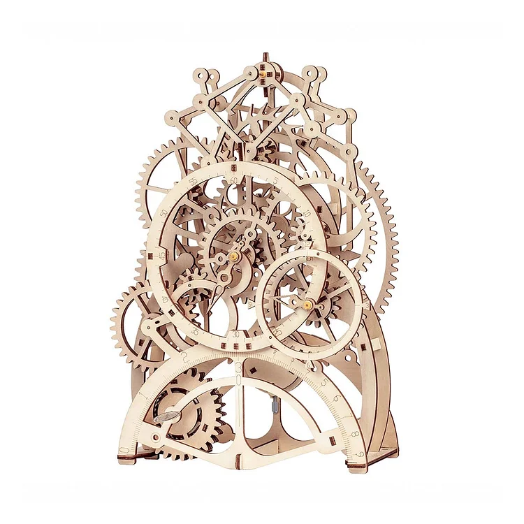 grandfather clock: mechanism of a pendulum clock - Students