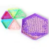 New Diamond Painting Hexagonal Beads Sorting Trays Rhinestone Storage Plate Multifunctional Funnel Disk Sieve Drill Disk DIY Tool Set