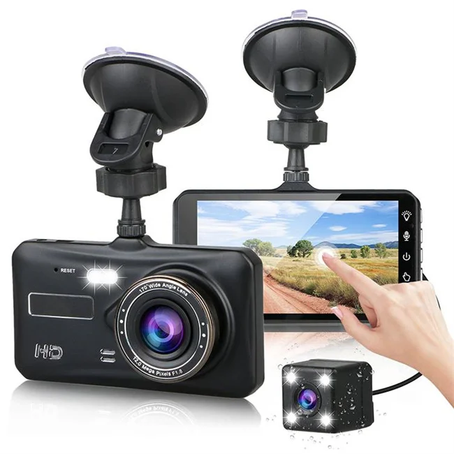 1080P Dash Cam Front and Rear Camera Car DVR Video Recorder 