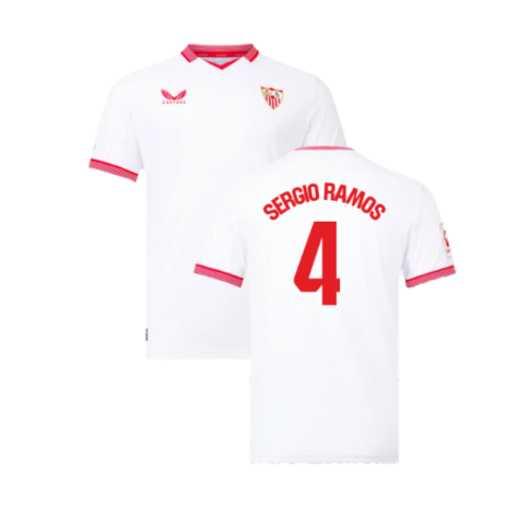 Seville FC Sergio Ramos 4 Home Shirt Kit 2023-2024