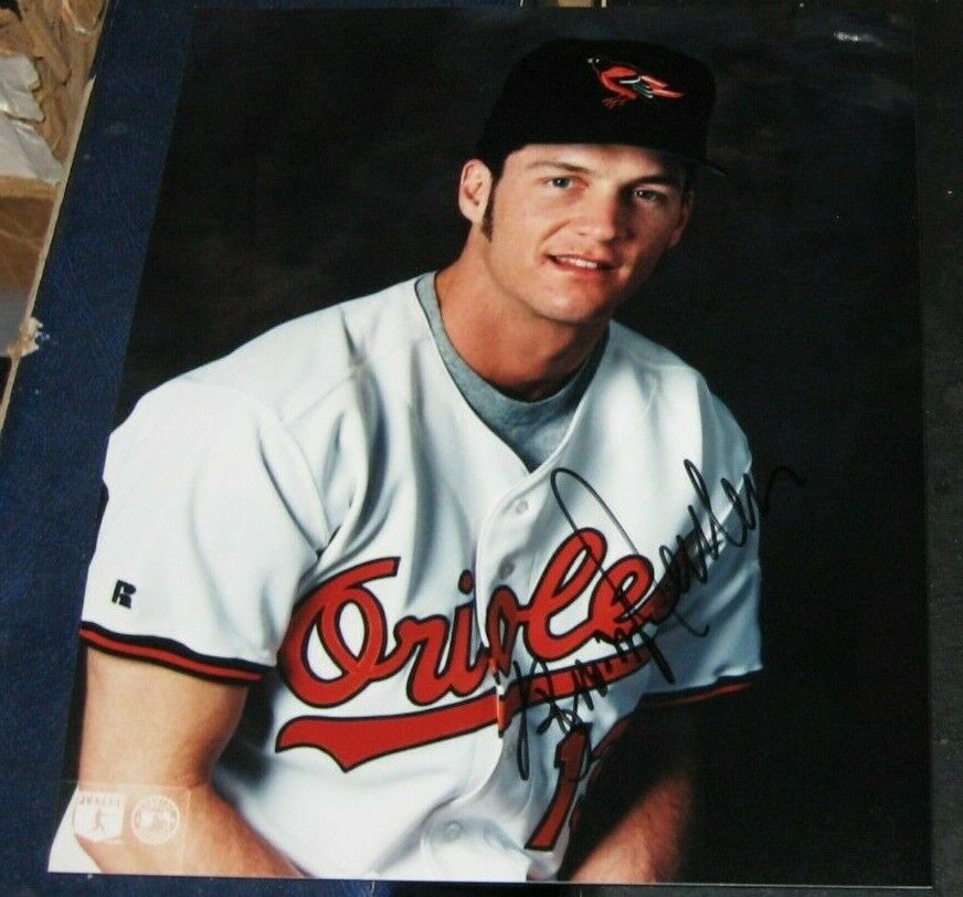 Brady Anderson Baltimore Orioles SIGNED AUTOGRAPHED Photo Poster painting File 8x10 COA Baseball