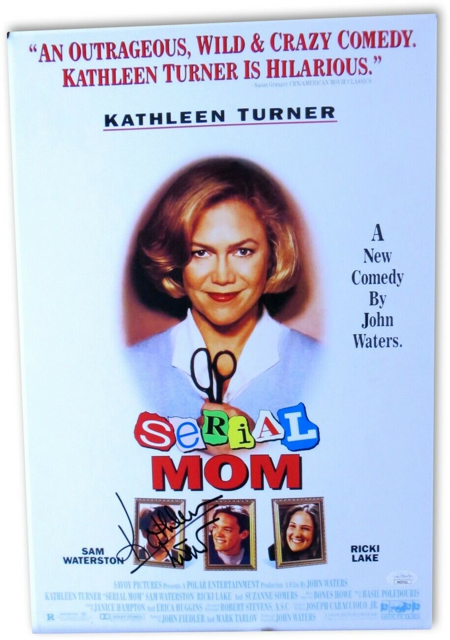 Kathleen Turner Signed Autographed 13X19 Photo Poster painting Serial Mom JSA HH37421